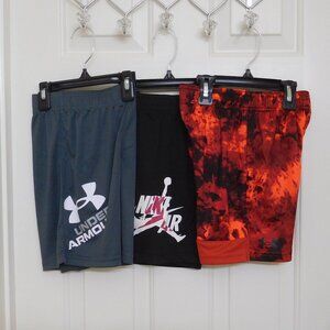 NWT 3 Pairs Under Armour & Jordan Shorts Bundle sz 6